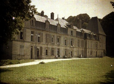 Chateau Vauxbuin, genutzt von der französischen Armee als Krankenhaus, Soissons, Aisne, Frankreich, 1917 von Fernand Cuville